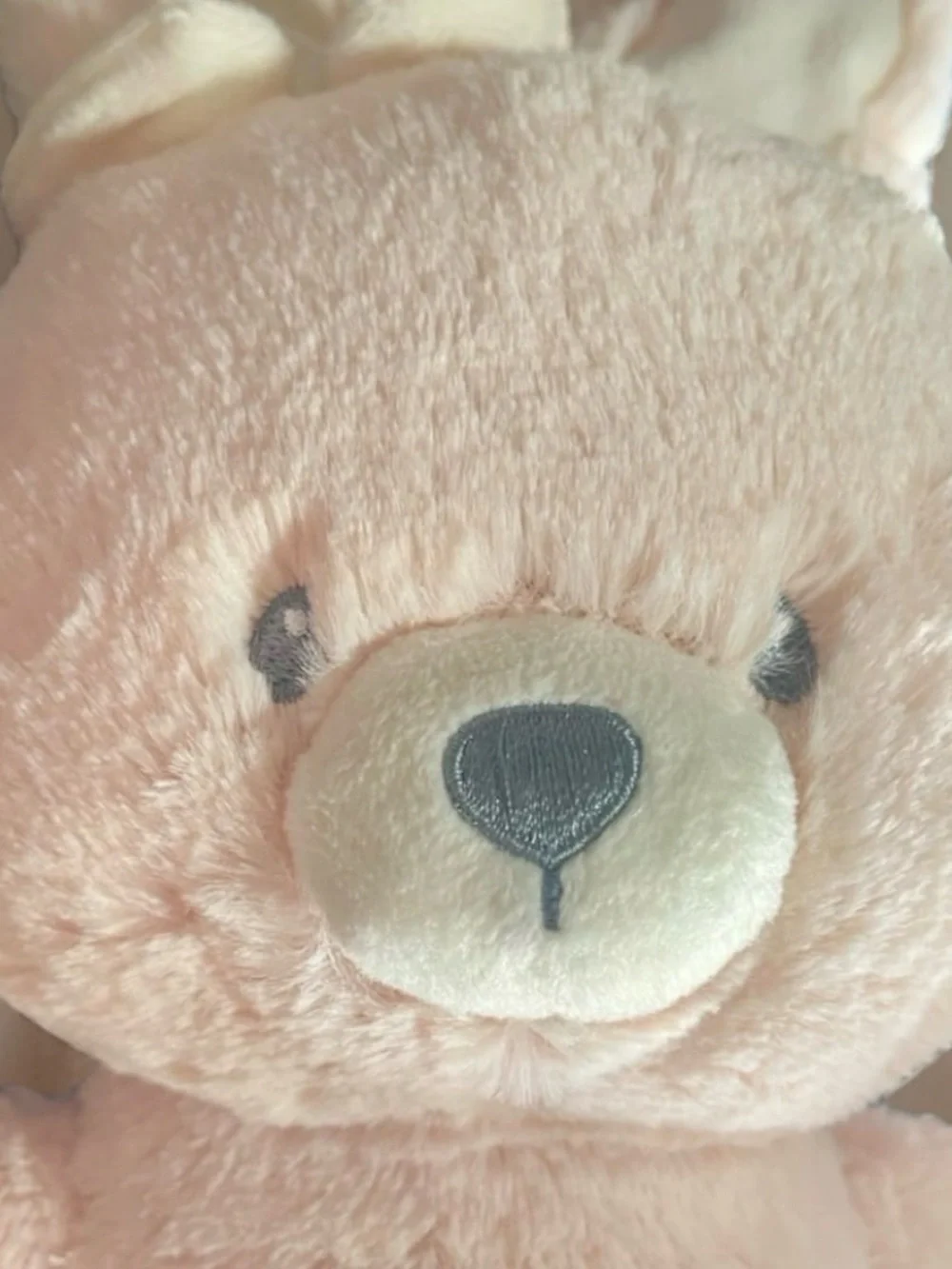 Baby Gund Pink Bunny “Rosie” Plush with Cream Accent Bow